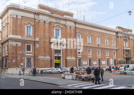 Piazza Giuseppe Garibaldi Platz, Altstadt, Ravenna, Emilia romagna, Italien, Europa Stockfoto