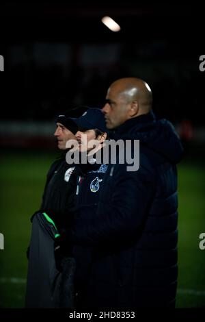 Bristol Rover Manager Joey Barton während ihres EFL 2-Spiels gegen Salford City. 23/11/21 Stockfoto