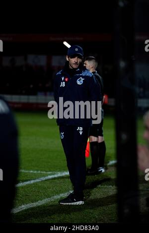 Bristol Rover Manager Joey Barton während ihres EFL 2-Spiels gegen Salford City. 23/11/21 Stockfoto