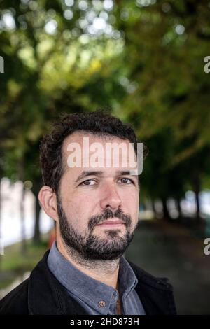 Der dänische Regisseur Jonas Poher Rasmussen hat am 16. August 2021 in Stockholm, Schweden, fotografiert. Foto: Jonas Lindkvist / DN / TT / Code 3507 Stockfoto