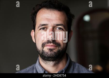 Der dänische Regisseur Jonas Poher Rasmussen hat am 16. August 2021 in Stockholm, Schweden, fotografiert. Foto: Jonas Lindkvist / DN / TT / Code 3507 Stockfoto