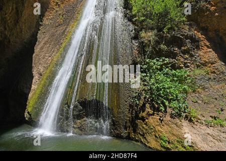 HaTanur Wasserfall in Galilee im Norden Israels Stockfoto