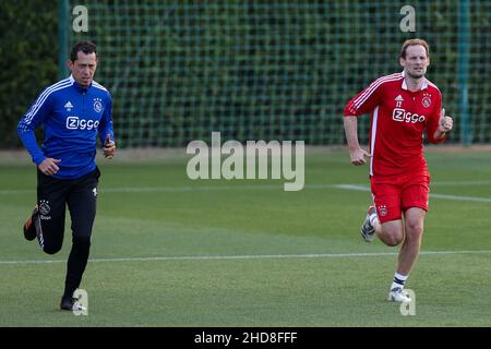 , PORTUGAL - 4. JANUAR: Während der Trainingseinheit Ajax am Nachmittag des 2. Tages in Quinta do Lago am 4. Januar 2022 in Portugal. (Foto von Ben Gal/Orange Picters) Stockfoto