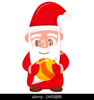 Für Weihnachtskarten, Banner, Tags und Etiketten. Isoliert auf weißem Hintergrund. Stock Vektor