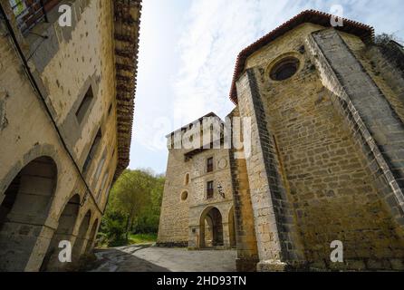 Monumentaler Komplex von Quejana Stockfoto