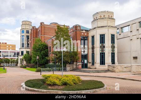 Bedeckter Blick auf die Loyola University New Orleans in Louisiana Stockfoto