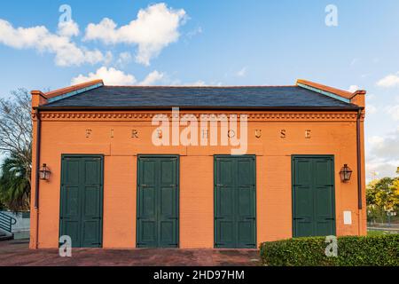 Blick am Nachmittag auf den Louis Armstrong Park in New Orleans, Louisiana Stockfoto