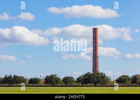 Landschaft des Schlachtfelds von Chalmette in New Orleans, Louisiana Stockfoto