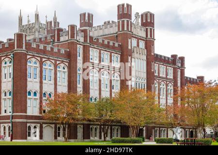 Bedeckter Blick auf die Loyola University New Orleans in Louisiana Stockfoto