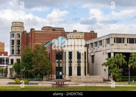 Bedeckter Blick auf die Loyola University New Orleans in Louisiana Stockfoto