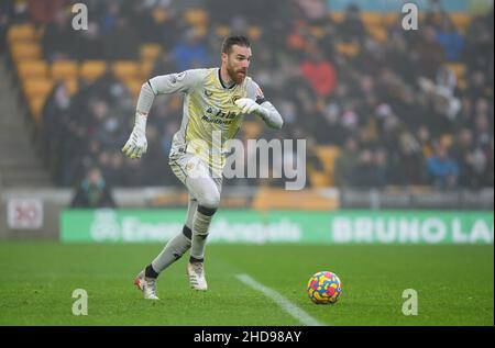 Wolverhampton, Großbritannien. 19th Dez 2021. Torwart Jose Sa von Wolves beim Premier League-Spiel zwischen Wolverhampton Wanderers und Chelsea am 19. Dezember 2021 in Molineux, Wolverhampton, England. Foto von Andy Rowland. Quelle: Prime Media Images/Alamy Live News Stockfoto