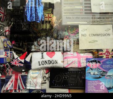 Ich liebe Londoner Souvenirs und Erinnerungsstücke für Touristen, London, England, Großbritannien Stockfoto