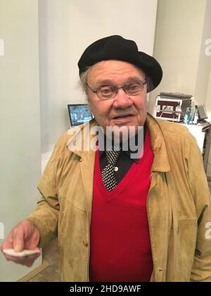 Der Berliner Wolfgang Liebehenschel ist ein nachfahrender Luthers im Jahr 15. Generation und Mitglied der Lutheriden-Vereinigung, ein Verein der Nachkommenen Lut Stockfoto