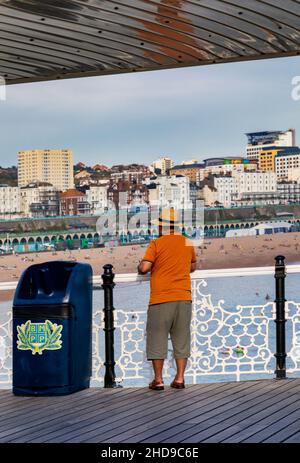 Brighton ist ein Badeort an der Südküste von England, in der Grafschaft East Sussex. Stockfoto