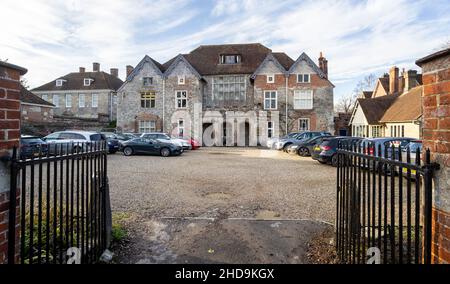 Das Gewehre-Museum in West Walk, Salisbury, Wiltshire, Großbritannien, am 4. Januar 2022 Stockfoto