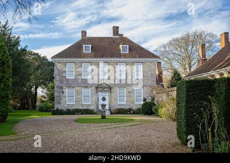 Arundells, die ehemalige Heimat von Premierminister Edward Heath, am 4. Januar 2022 in Salisbury, Wiltshire, Großbritannien Stockfoto