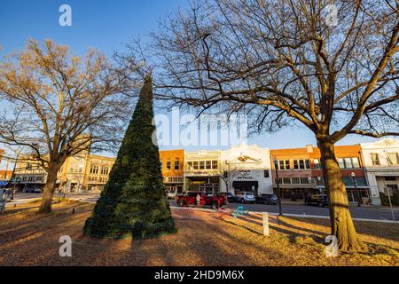 Paris Texas, 22 2021. DEZEMBER - Blick am Nachmittag auf das historische Stadtbild Stockfoto
