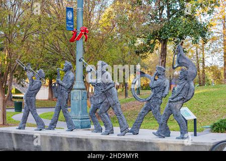 Louisiana, 24 2021. DEZEMBER - Blick am Nachmittag auf den Louis Armstrong Park Stockfoto