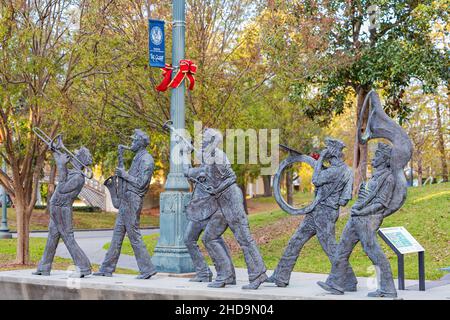 Louisiana, 24 2021. DEZEMBER - Blick am Nachmittag auf den Louis Armstrong Park Stockfoto