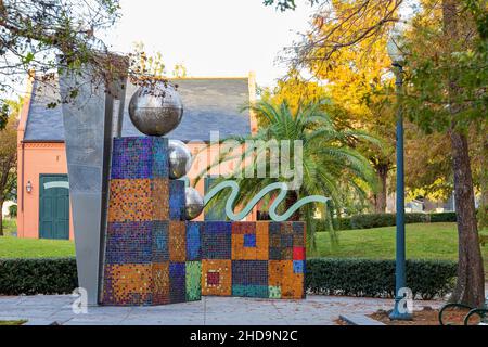 Louisiana, 24 2021. DEZEMBER - Blick am Nachmittag auf den Louis Armstrong Park Stockfoto