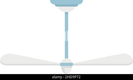 Propeller-Symbol für den Raum. Flache Darstellung des Vektorsymbols für Raumpropeller auf weißem Hintergrund Stock Vektor