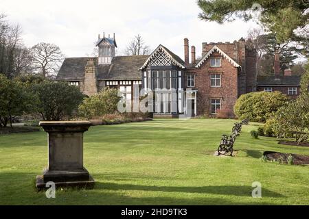 Die Abendsonne ion rufford alte Halle Stockfoto