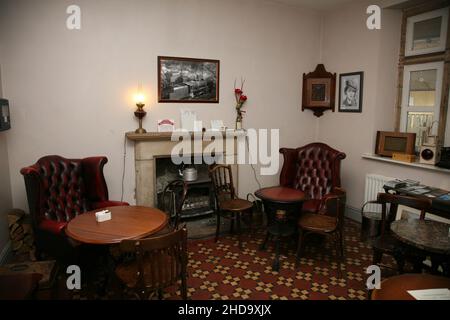 Stationmasters Parlor im Bahnhof Carnforth für Celia Johnson bei der Dreharbeiten zu einer kurzen Begegnung Stockfoto