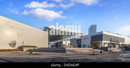 GAZIANTEP, TÜRKEI. Zeugma Mosaik Museum Panoramablick. Das größte Mosaikmuseum der Welt Stockfoto