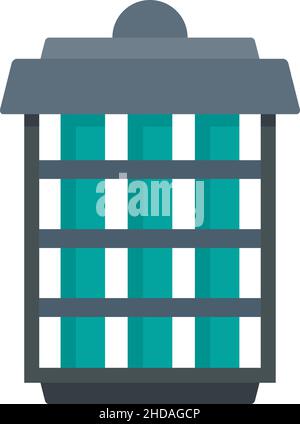 Symbol für Insektenfalle. Flache Darstellung des Vektorsymbols für Insektenfalle, isoliert auf weißem Hintergrund Stock Vektor