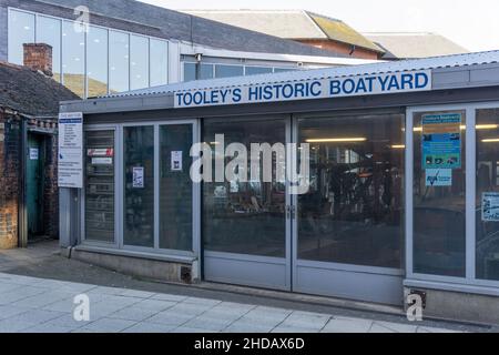 Tooleys Historic Boatyard, eine Besucherattraktion am Oxford-Kanal, Banbury, Oxfordshire, Großbritannien Stockfoto