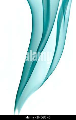 Hübsche Muster aus Rauchspuren Stockfoto