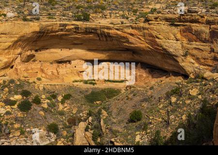 Long House im Mesa Verde National Park, Colorado Stockfoto