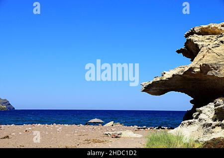 Strände von San Jose in Almeria Stockfoto