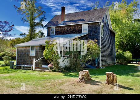 Die Wohnstruktur im Jackson Pollack und Lee Krasner Heim- und Studienzentrum in East Hampton Stockfoto