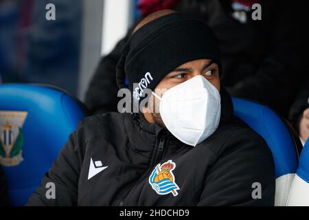 Rafinha von Real Sociedad beim dritten Spiel der La Copa del Rey zwischen CD Leganes und Real Sociedad im Stadion Butarque in Madrid, Spanien. Stockfoto