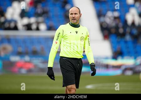 Mateu Lahoz während des dritten Spiels der La Copa del Rey zwischen CD Leganes und Real Sociedad im Stadion Butarque in Madrid, Spanien. Stockfoto