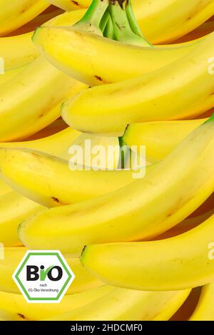 Bananen, Marktstand, Früchte, Obst, Stockfoto