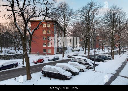 Winter in Hamburg / Winter in Hamburg Stockfoto