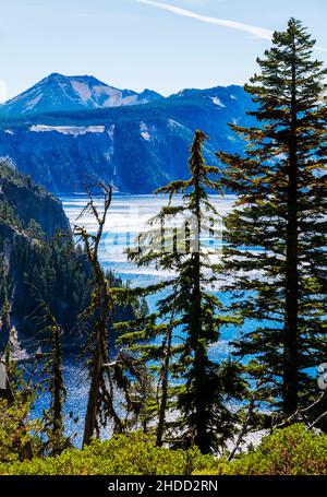 Crater Lake National Park; Cascade Mountains; Ost-Oregon; USA Stockfoto