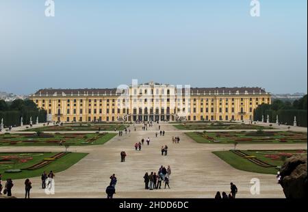 Wien, Österreich. Schloss Schönbrunn Stockfoto