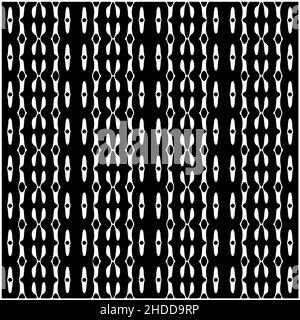 Nahtlose ethnische Muster Farbe schwarz und weiß.kann in Stoff-Design für Kleidung, Accessoires verwendet werden; dekoratives Papier, Verpackung, Hintergrund, Hintergrundbild Stock Vektor