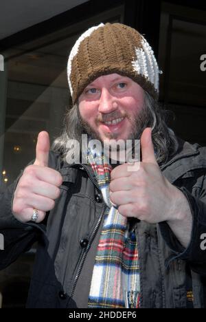 Badly Drawn Boy, Ivor Novello Awards, Grosvenor House, London. VEREINIGTES KÖNIGREICH Stockfoto