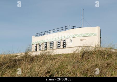 The Barge Aground (Sea Gull) Jersey, Kanalinseln Stockfoto