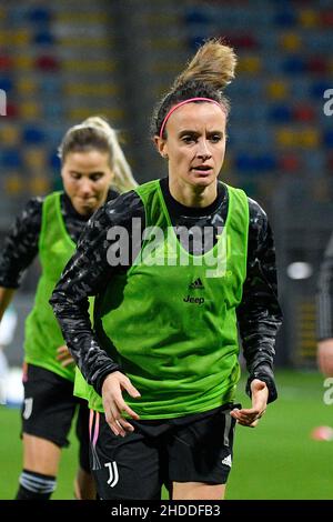 Frosinone, Italien. 05th Januar 2022. Barbara Bonansea (Juventus Women) während des Halbfinales 2021/2022 der italienischen Frauen zwischen Juventus Women und Sassuolo Women im Benito Stirpe Stadion in Frosinone am 05. Januar 2021. Kredit: Unabhängige Fotoagentur/Alamy Live Nachrichten Stockfoto