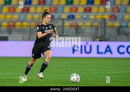 Frosinone, Italien. 05th Januar 2022. Martina Lenzini (Juventus Women) während des Halbfinales 2021/2022 der italienischen Frauen zwischen Juventus Women und Sassuolo Women im Benito Stirpe Stadion in Frosinone am 05. Januar 2021. Kredit: Unabhängige Fotoagentur/Alamy Live Nachrichten Stockfoto