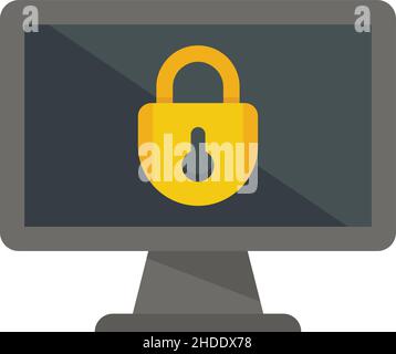 Symbol für die Multi-Faktor-Authentifizierung. Flache Darstellung des Vektorsymbols für die Multi-Faktor-Authentifizierung auf weißem Hintergrund Stock Vektor