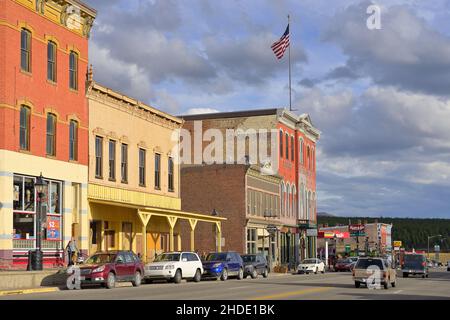 Die historische Bergbaustadt auf 10'000 Fuß, Leadville CO Stockfoto