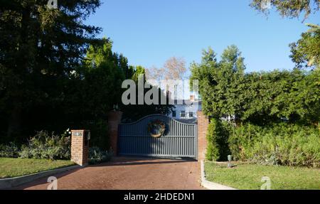 Los Angeles, Kalifornien, USA 1st. Januar 2022 Ein allgemeiner Blick auf die Atmosphäre beim TV-Sänger Kelly Clarkson's Home/House am 1. Januar 2022 in Los Angeles, Kalifornien, USA. Foto von Barry King/Alamy Stockfoto Stockfoto