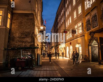 Salzburggasse Stockfoto