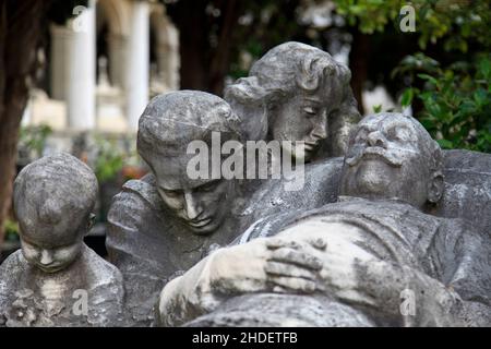 Monumentale Friedhof von Staglieno (Cimitero Monumentale di Staglieno), Genua, Italien Stockfoto